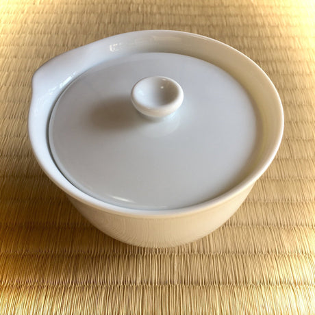Yamani - Miyama Tableware: Chahaku Hohin Tea Pot - Porcelain White - yumenet.live