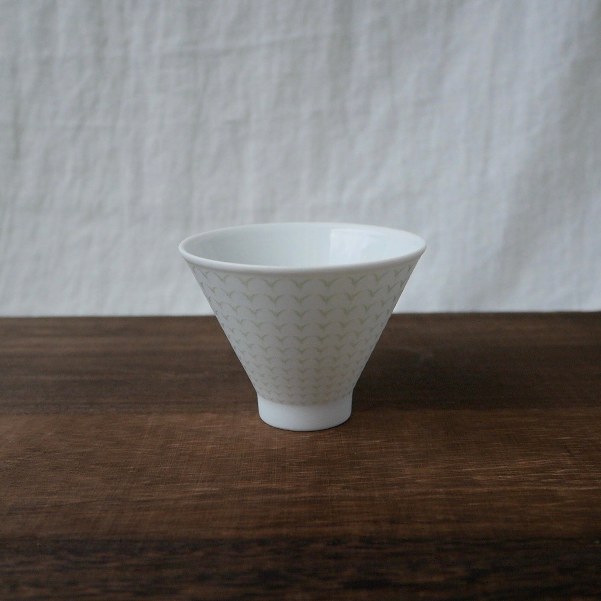 Yamani - Miyama Tableware: Chahaku Morning Glory Tea Cup - Gyokuro Green - yumenet.live