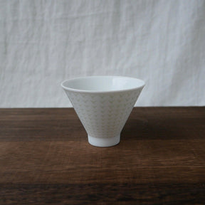 Yamani - Miyama Tableware: Chahaku Morning Glory Tea Cup - Gyokuro Green - yumenet.live