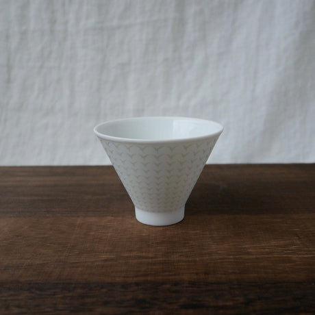 Yamani - Miyama Tableware: Chahaku Morning Glory Tea Cup - Gyokuro Green - yumenet.live