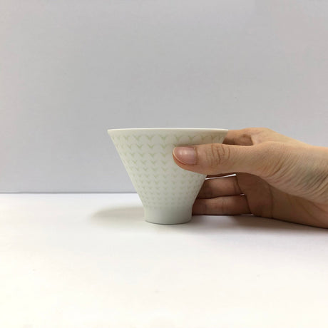 Yamani - Miyama Tableware: Chahaku Morning Glory Tea Cup - Gyokuro Green - yumenet.live