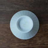 Yamani - Miyama Tableware: Chahaku Morning Glory Tea Cup - Gyokuro Green - yumenet.live