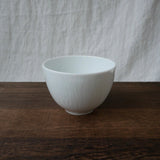 Yamani - Miyama Tableware: "Crease" Matcha Bowl Oribe Green - yumenet.live