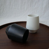 Yamani - Yamatsu Gifu: Minimalist Frustum Yunomi Tumbler, Black - yumenet.live