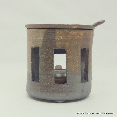 Yamatane sa3903: Tokoname Tea Incense Burner (Chakouro), Stripe - yumenet.live