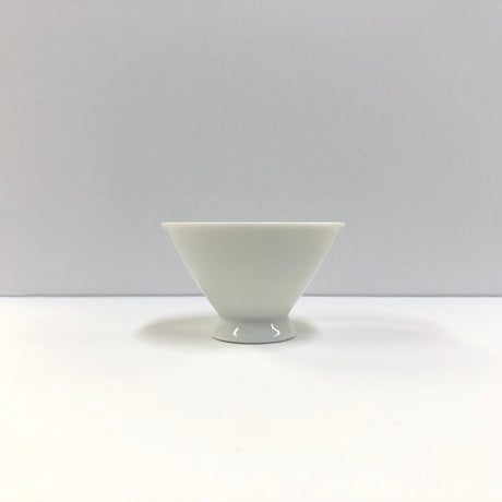 Yamatane: Tea Professional's White Porcelain Tea Cup - Asagao - yumenet.live