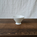 Yamatane: Tea Professional's White Porcelain Tea Cup - Asagao - yumenet.live