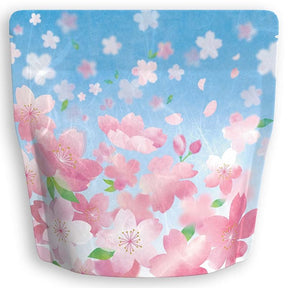 Yoshimura Pack 10132 Resealable Washi Paper Bag Sakura Blue Sky 雲竜ｱﾙﾐﾁｬｯｸ付ｽﾀﾝﾄﾞ袋 桜舞う - yumenet.live