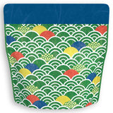 Yoshimura Pack 10155 Resealable Washi Paper Bag Wave 青海波柄 - yumenet.live