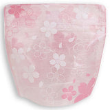 Yoshimura Pack 10185 Resealable Washi Paper Bag Pink Sakura 雲竜透明ﾁｬｯｸ付ｽﾀﾝﾄﾞ袋 桜 - yumenet.live