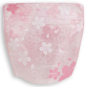 Yoshimura Pack 10185 Resealable Washi Paper Bag Pink Sakura 雲竜透明ﾁｬｯｸ付ｽﾀﾝﾄﾞ袋 桜 - yumenet.live