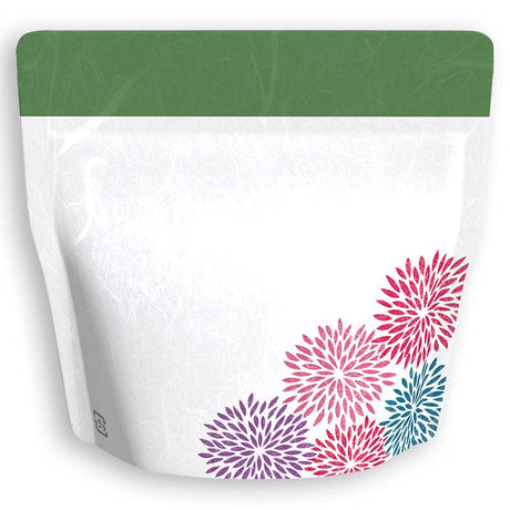 Yoshimura Pack 1313 Resealable Washi Paper Bag Mujina Chrysanthemum むじな菊 - yumenet.live