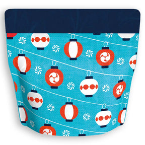 Yoshimura Pack 1334 Resealable Washi Paper Bag Festival Lanterns 祭提灯柄 - yumenet.live