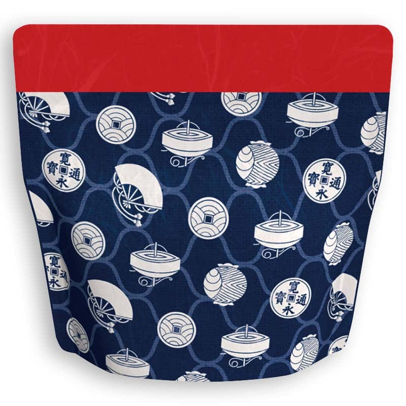 Yoshimura Pack 1335 Resealable Washi Paper Bag Edo Currency 江戸貨幣 - yumenet.live