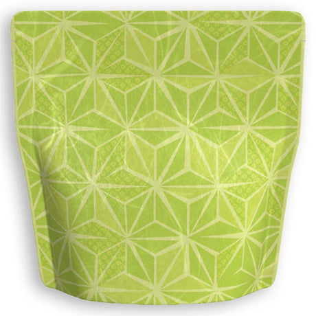 Yoshimura Pack 1396 Resealable Washi Paper Bag Hemp Leaf Hexagon 麻の葉 - yumenet.live