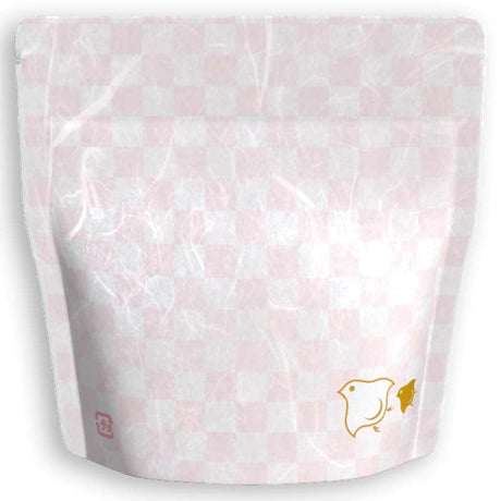 Yoshimura Pack 1403 Resealable Washi Paper Bag Chidori Ichimatsu 千鳥市松 - yumenet.live