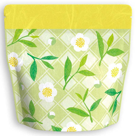 Yoshimura Pack 1451 Resealable Washi Paper Bag Tea Leaves 茶の葉 - yumenet.live