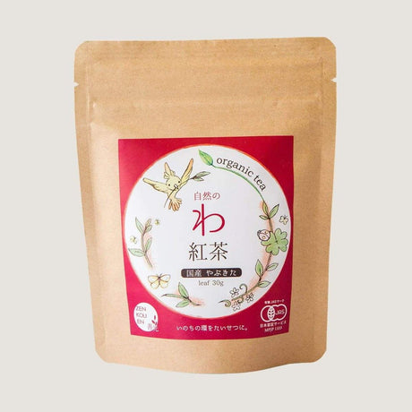 Zenkouen Tea Garden: #13 Yabukita Black Tea (JAS Organic) 有機栽培「わ」紅茶 - yumenet.live
